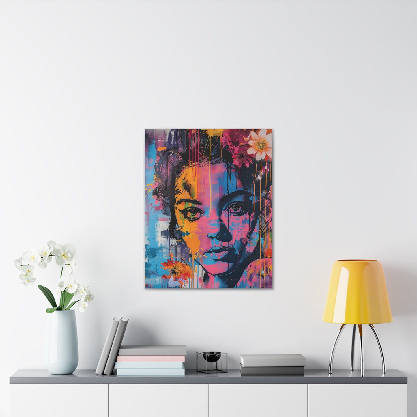 Girl 6 Canvas Stretched, 0.75"