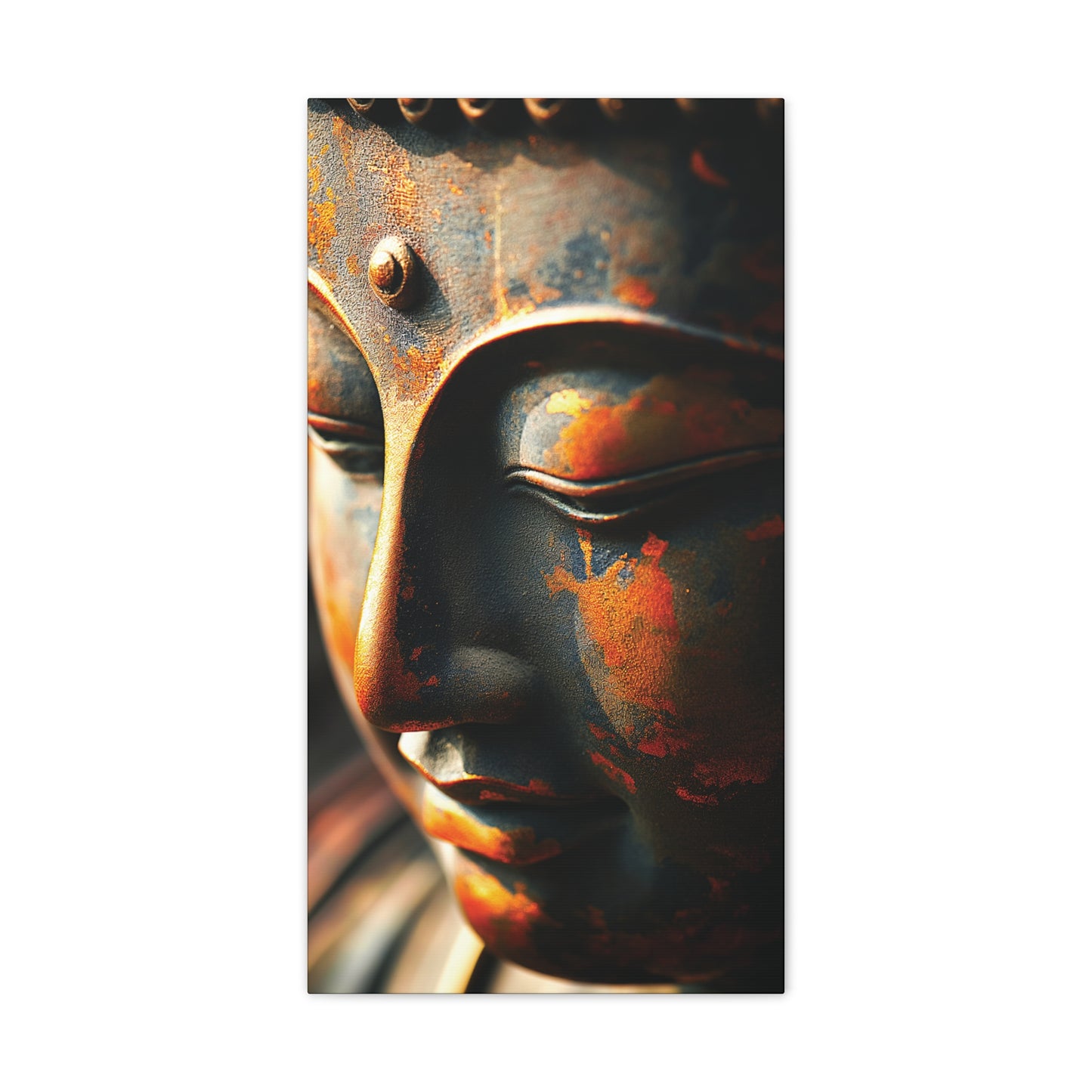 Buddha 21 Canvas Stretched, 0.75"