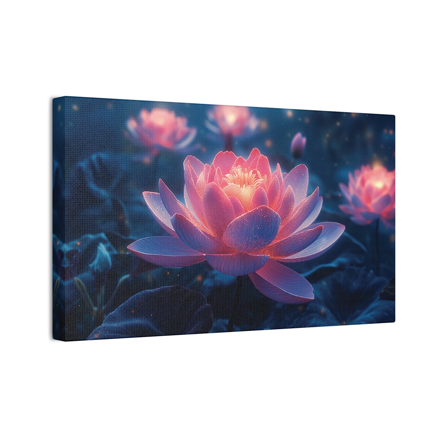 Lotus Flower 1 Canvas Stretched, 0.75"