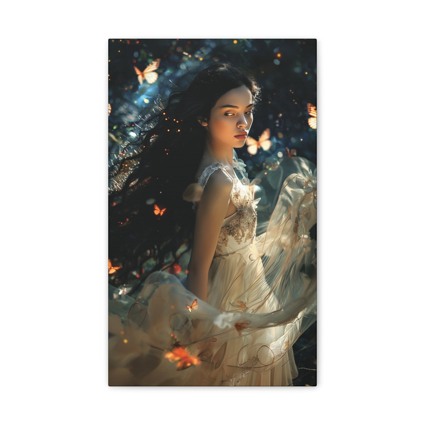 Butterfly Goddess 2 Canvas Stretched, 0.75"