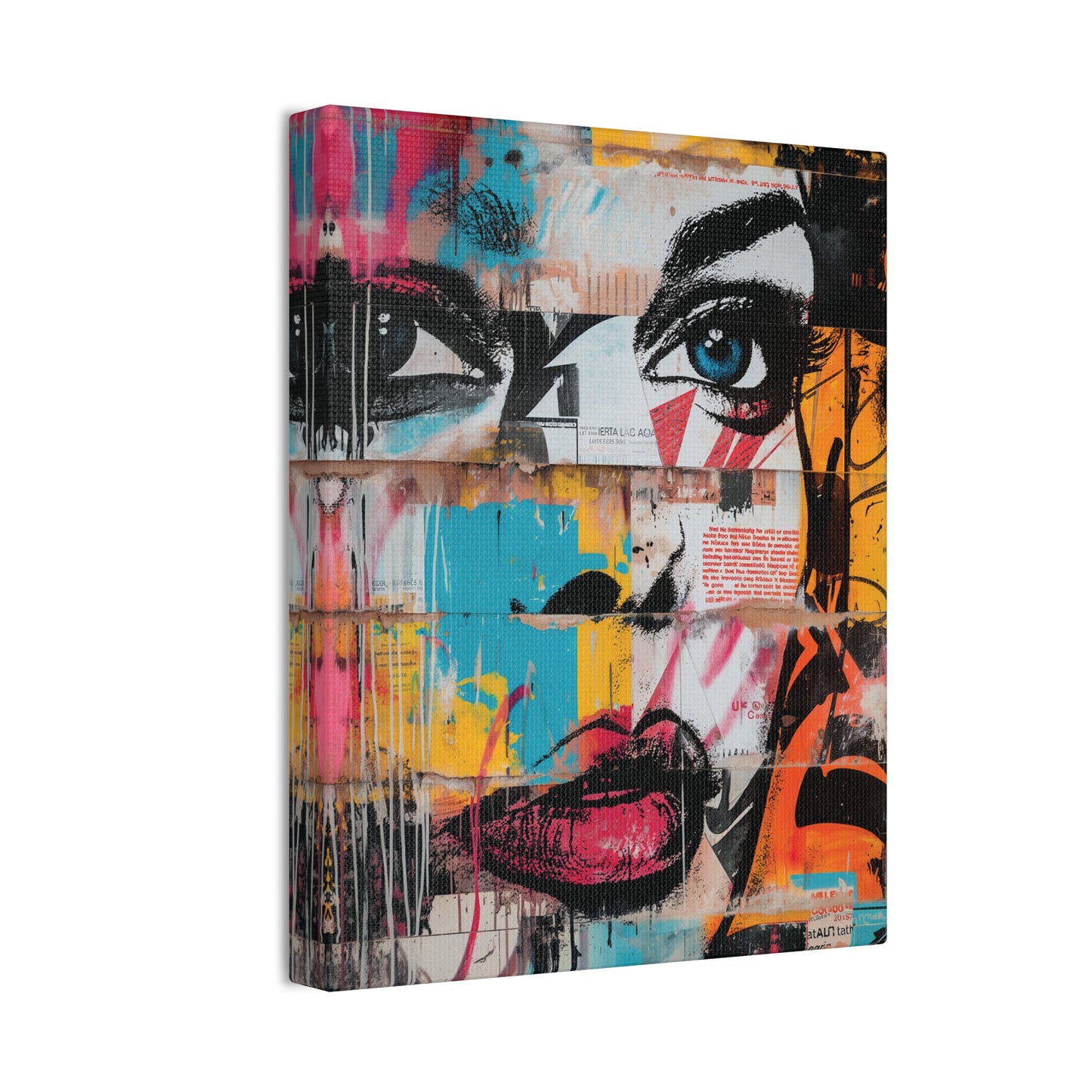 Girl 7 Canvas Stretched, 0.75"