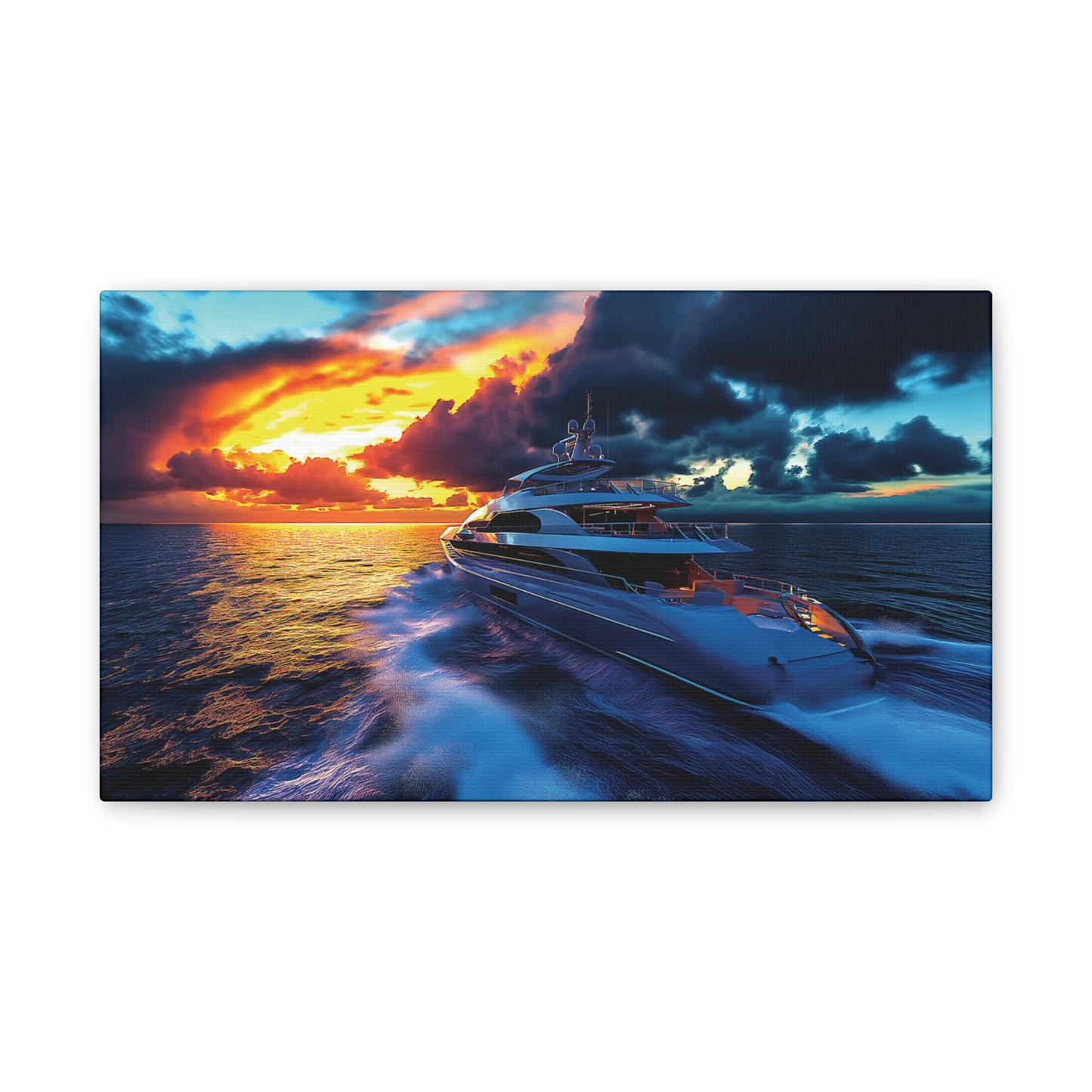 Mega-Yacht Dreams 1 Canvas Stretched, 0.75"