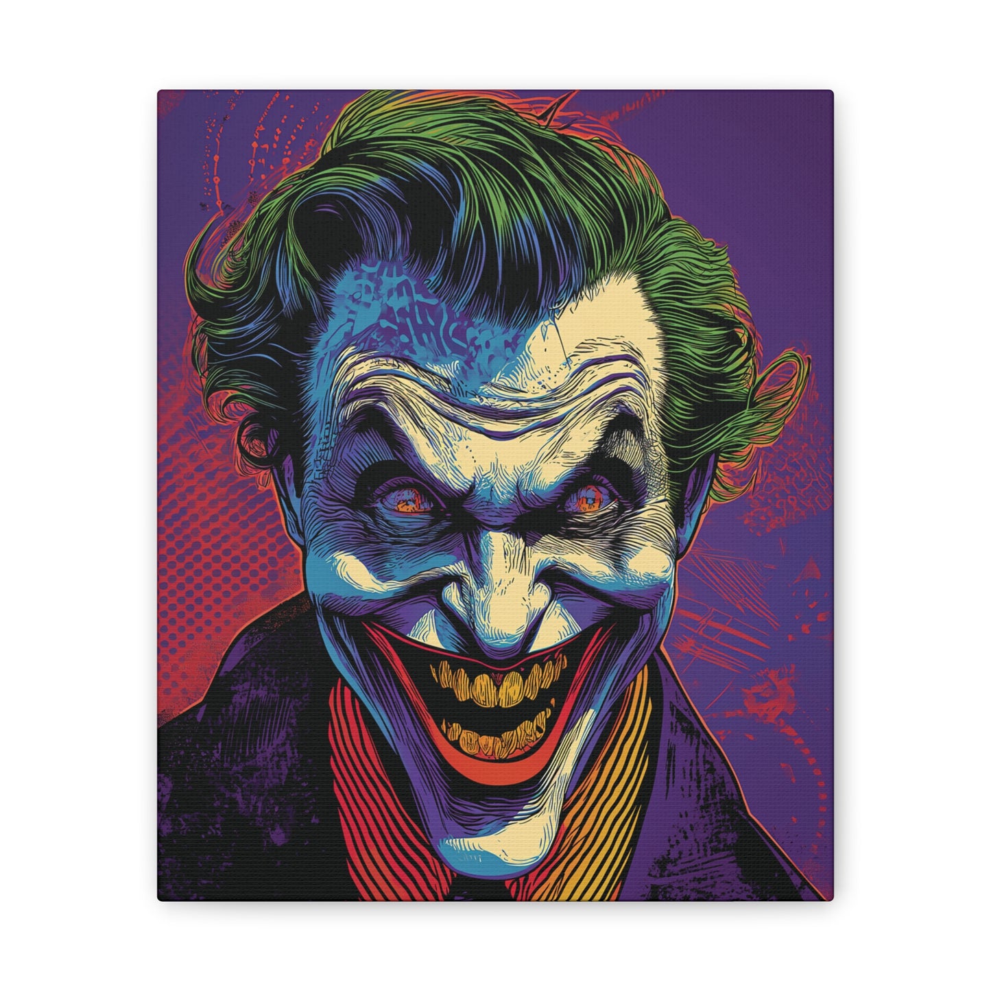 Joker 1 Canvas Stretched, 0.75"