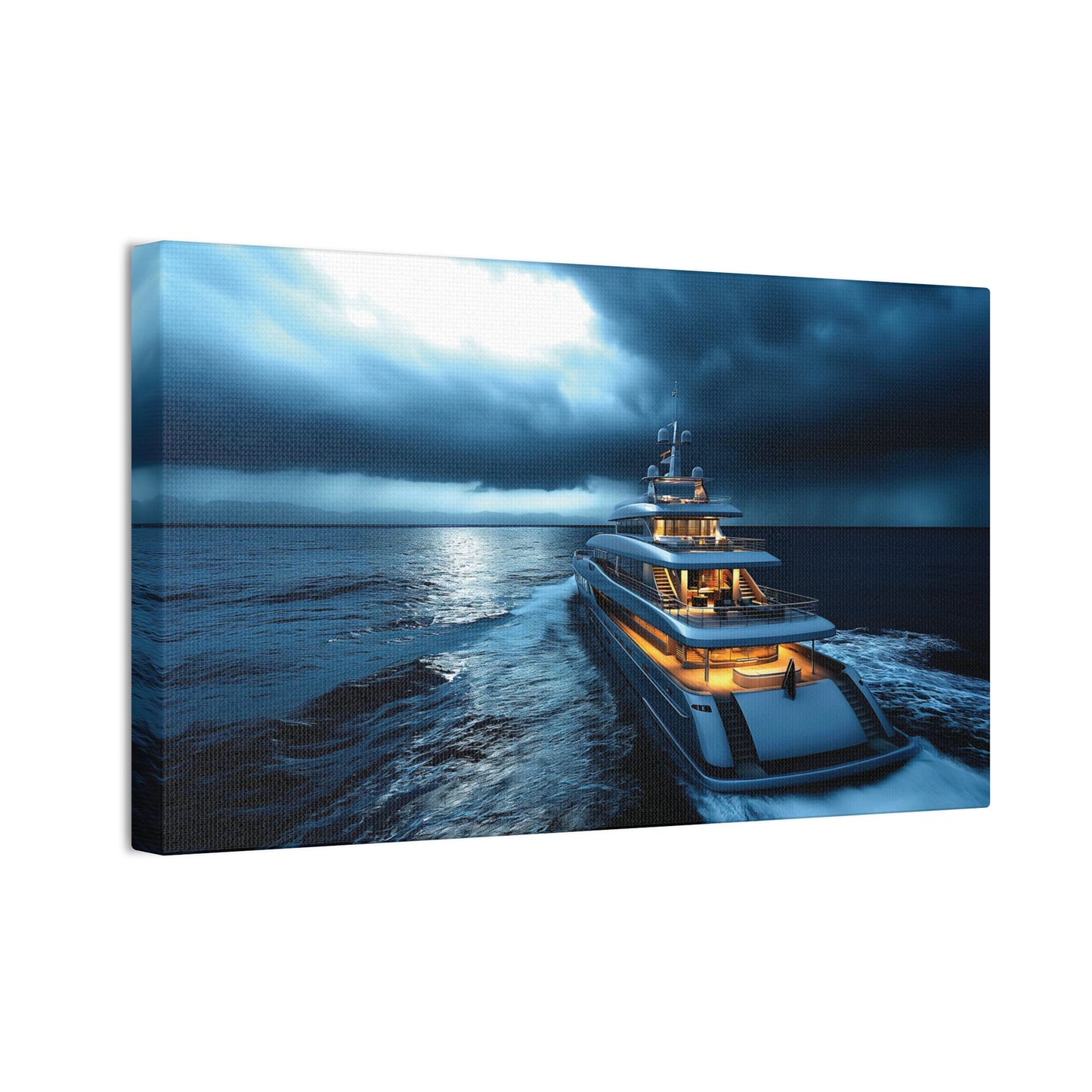 Mega-Yacht Dreams 2 Canvas Stretched, 0.75"