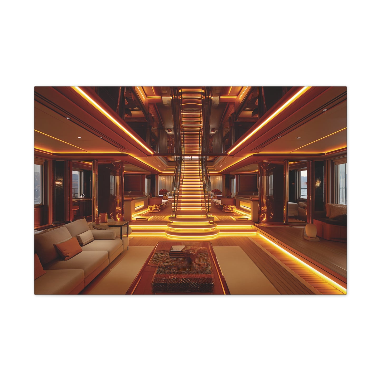 Mega-Yacht Dreams 6 Canvas Stretched, 0.75"