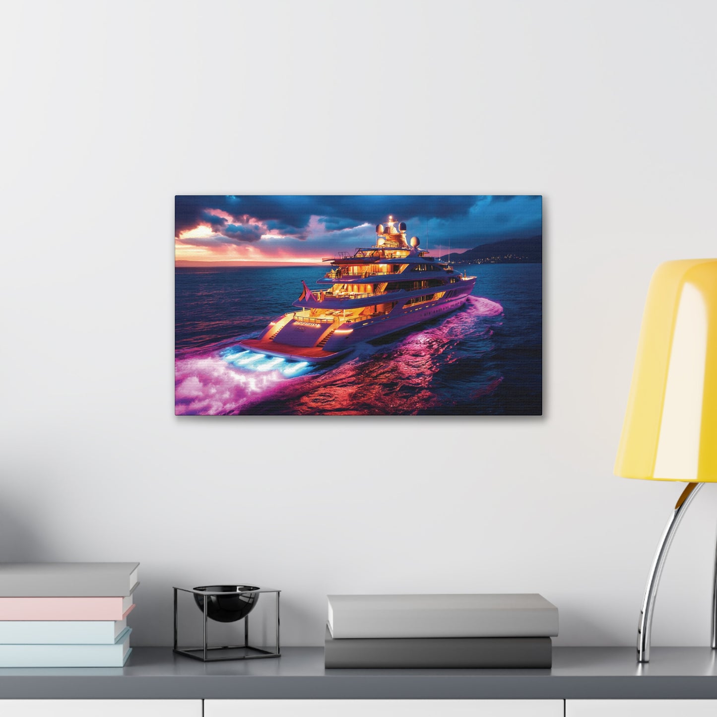 Mega-Yacht Dreams 3 Canvas Stretched, 0.75"