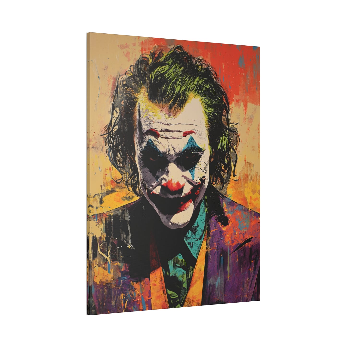 Joker 1 Canvas Stretched, 0.75"