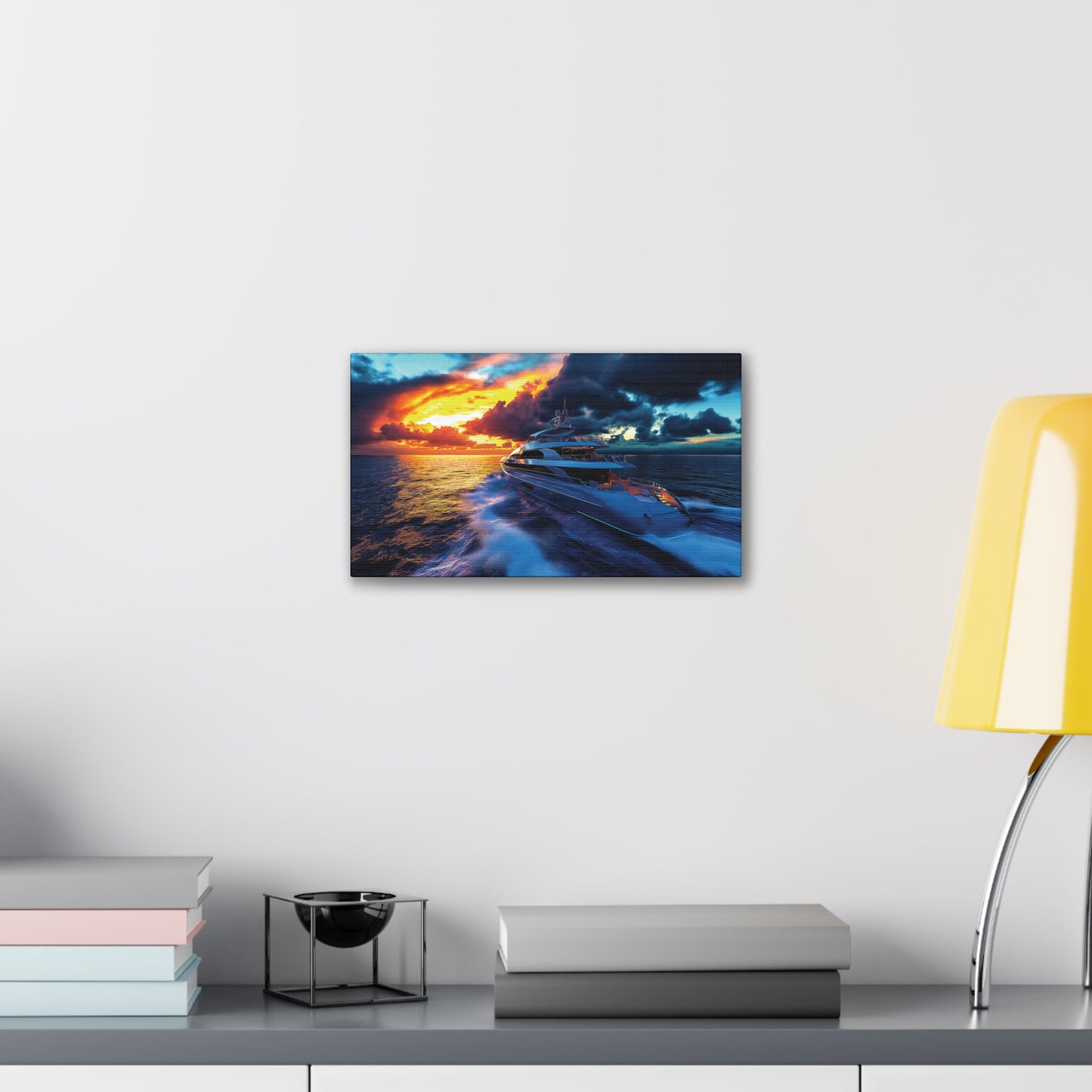 Mega-Yacht Dreams 1 Canvas Stretched, 0.75"