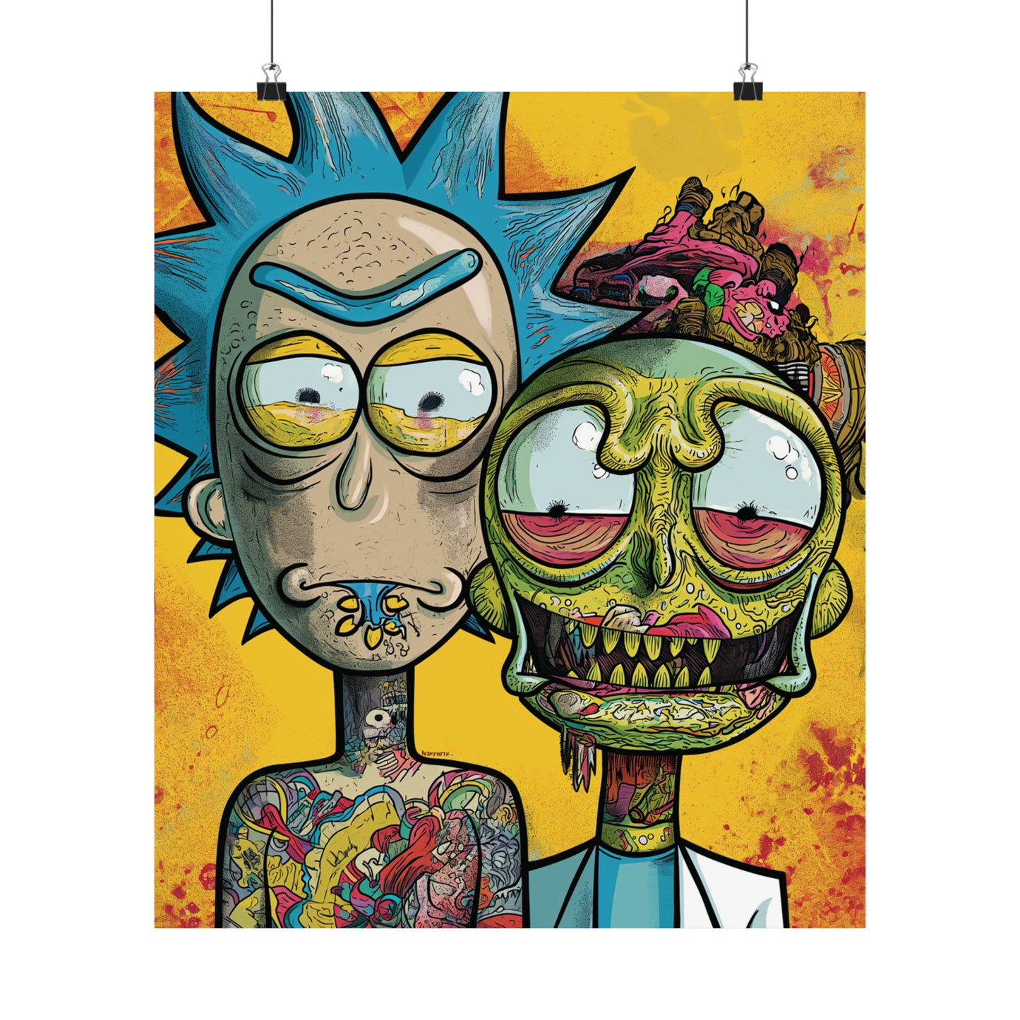 Rick 4 Matte Vertical Posters