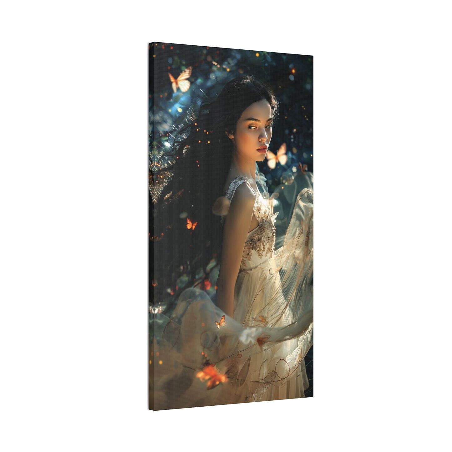 Butterfly Goddess 2 Canvas Stretched, 0.75"