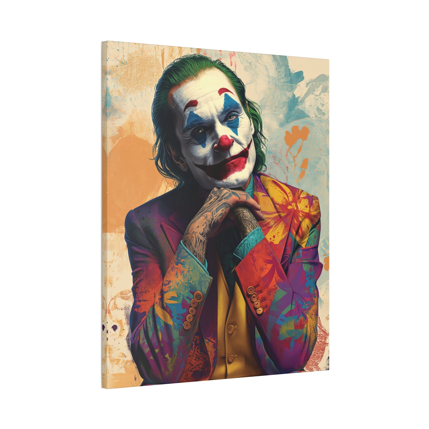 Joker 4 Canvas Stretched, 0.75"