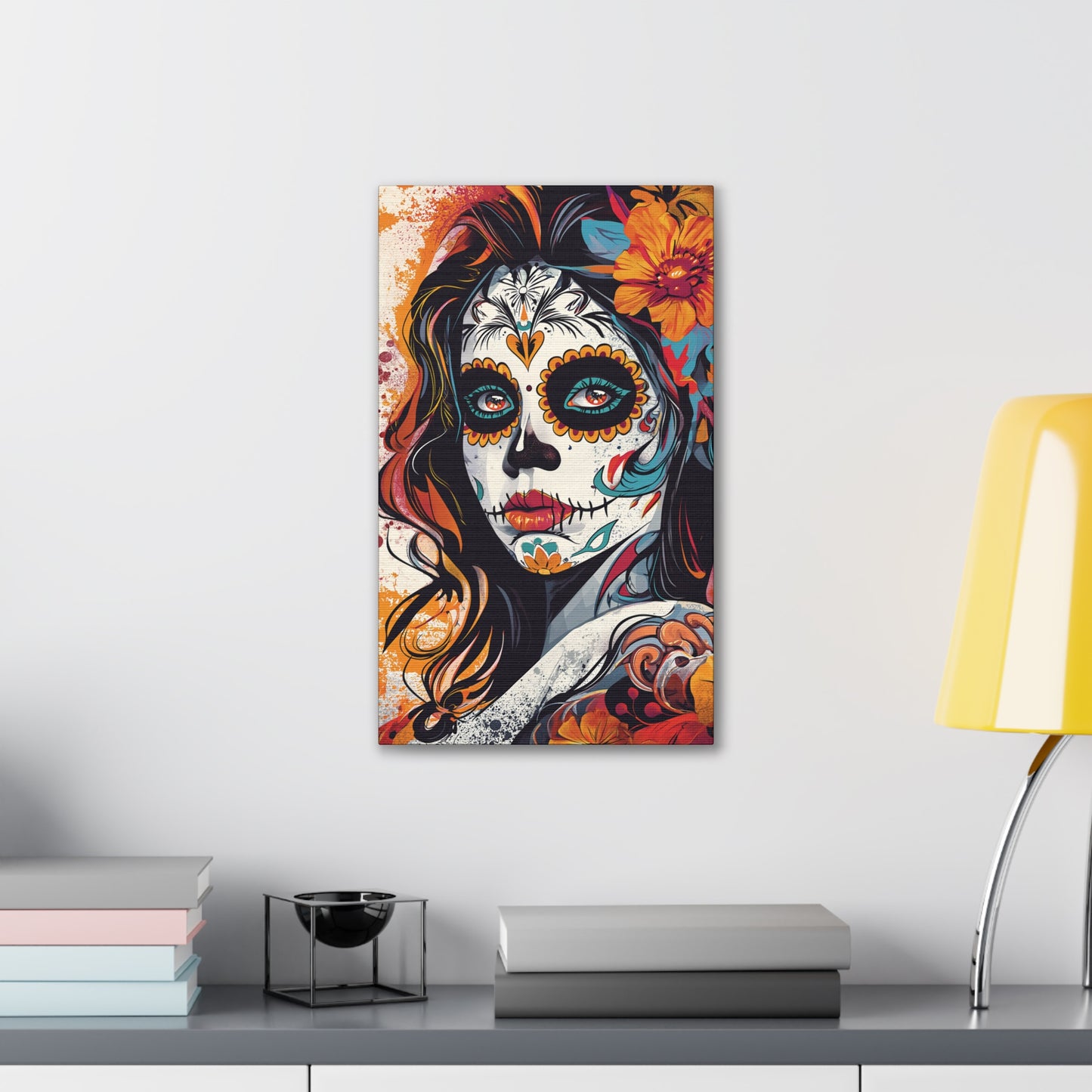 Day of the Dead 8 Canvas Stretched, 0.75"