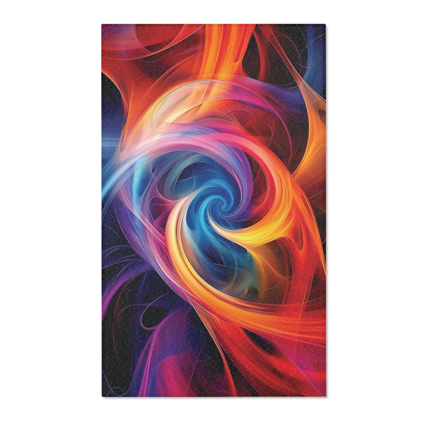 Swirls Cubist Area Rug