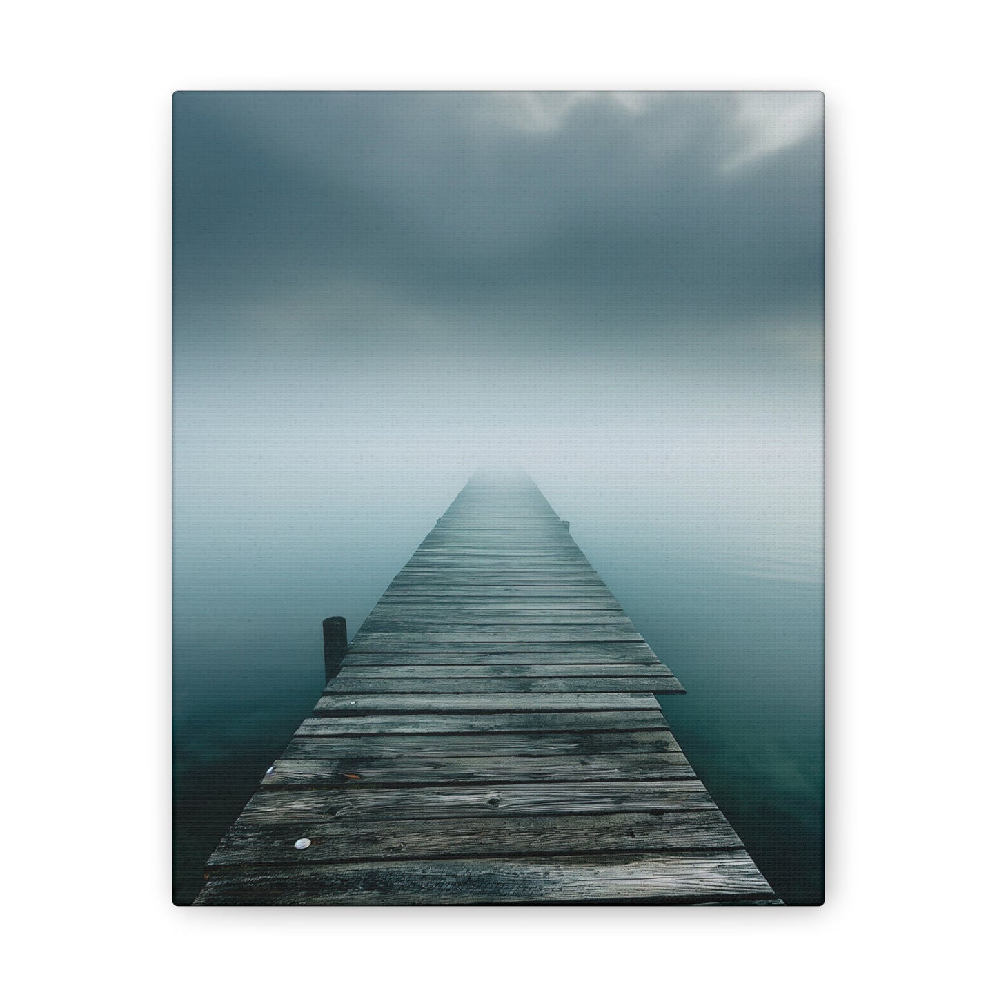 Misty Pier 1 Canvas Stretched, 0.75"