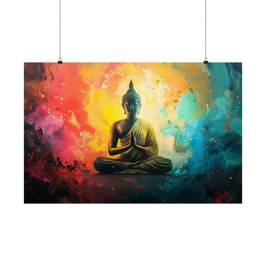 Buddha 2 Horizontal Posters