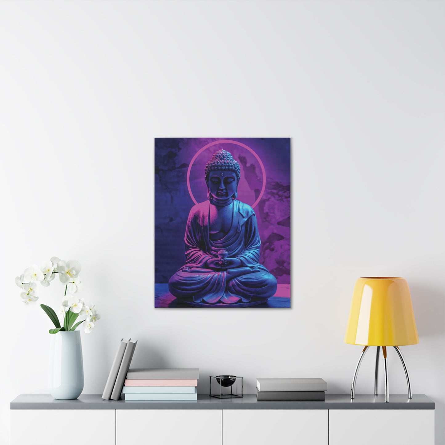 Buddha 20 Canvas Stretched, 0.75"