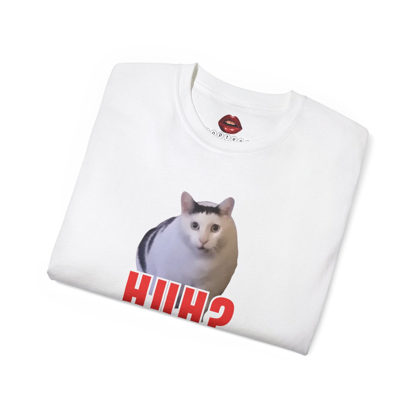 Huh? Cat Unisex Ultra Cotton Tee