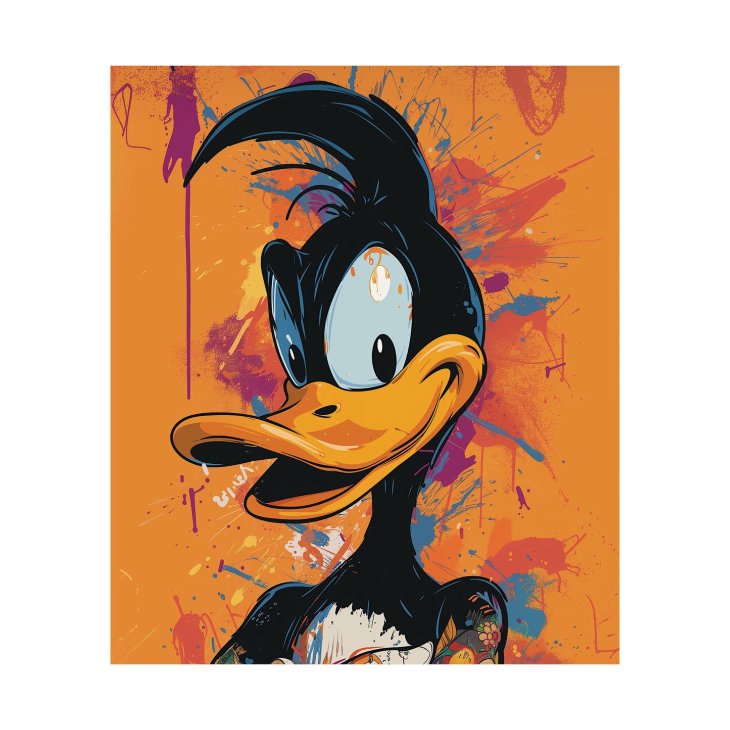 Daft Duck Matte Vertical Posters