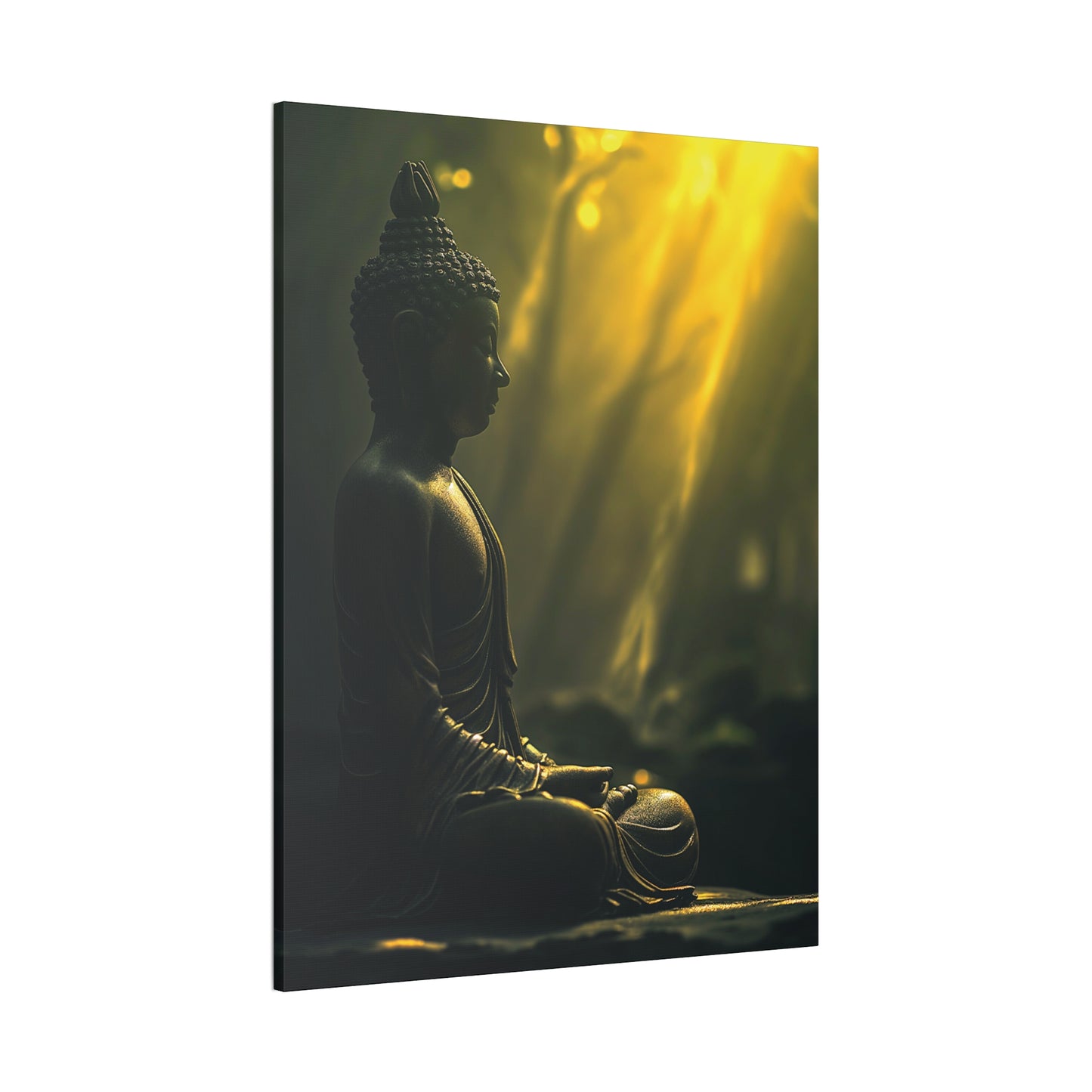 Buddha 25 Canvas Stretched, 0.75"