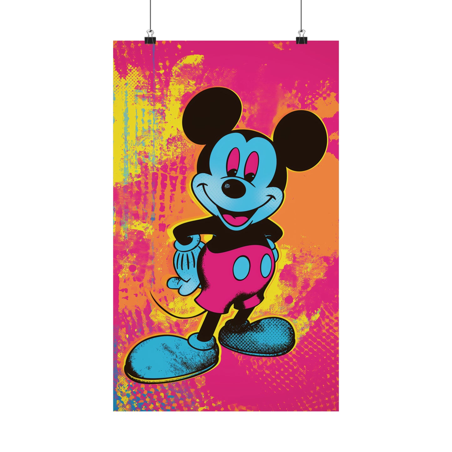 Mick the Mouse 3 Matte Vertical Posters