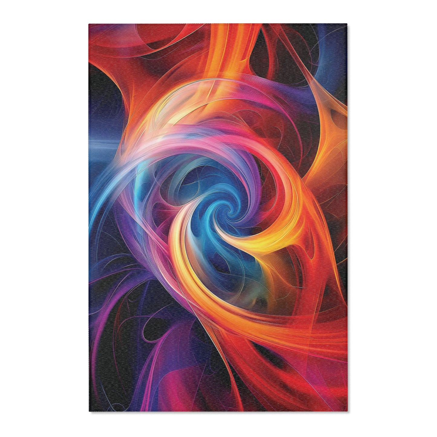 Swirls Cubist Area Rug