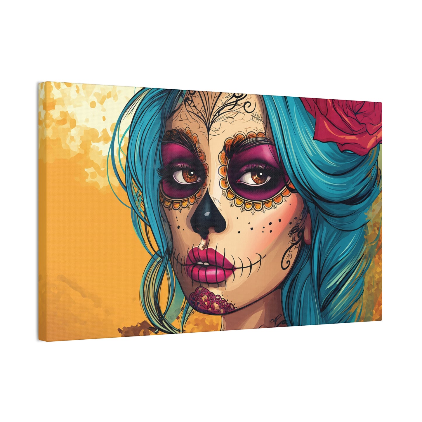 Day of the Dead 16 Canvas Stretched, 0.75"