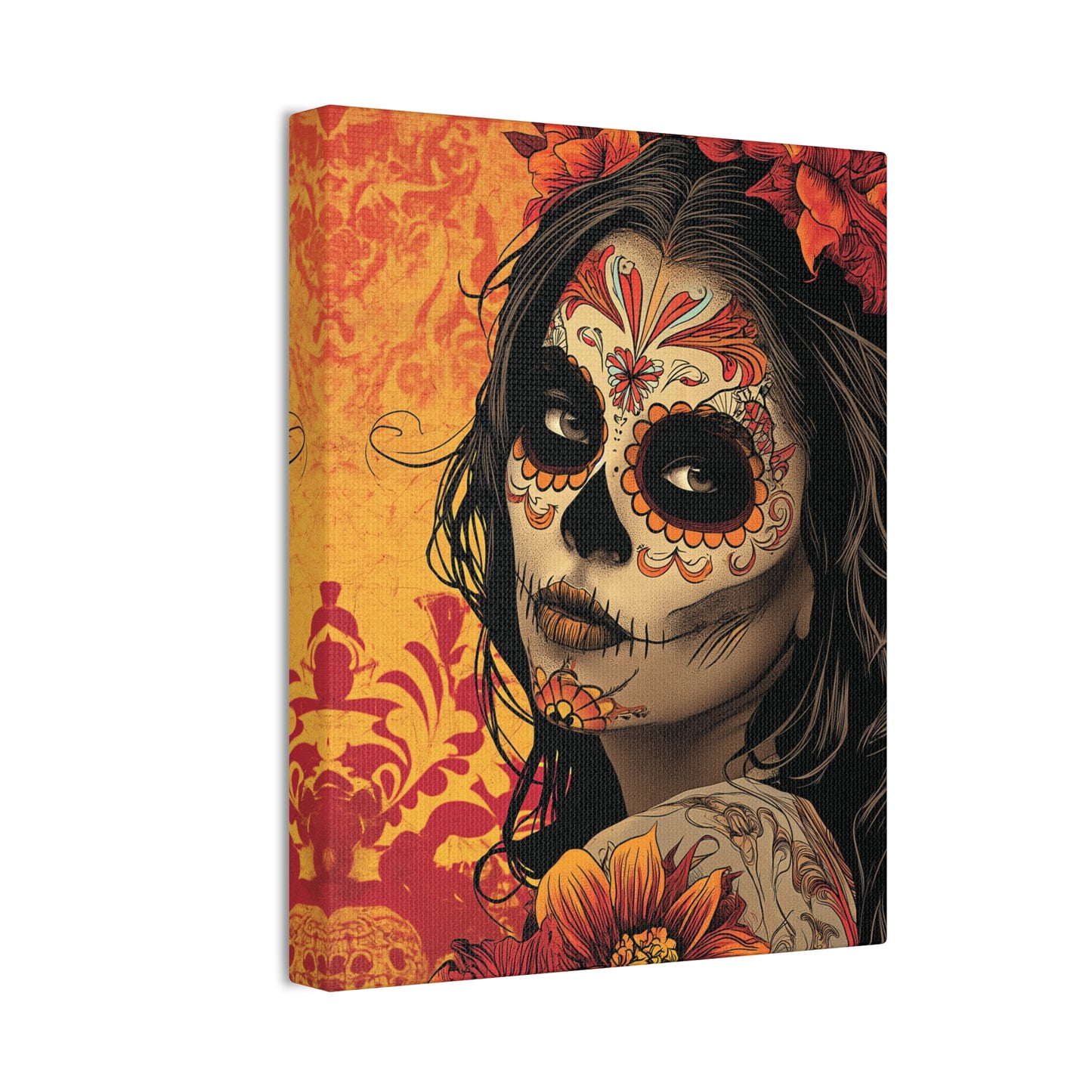 Day of the Dead 9 Canvas Stretched, 0.75"