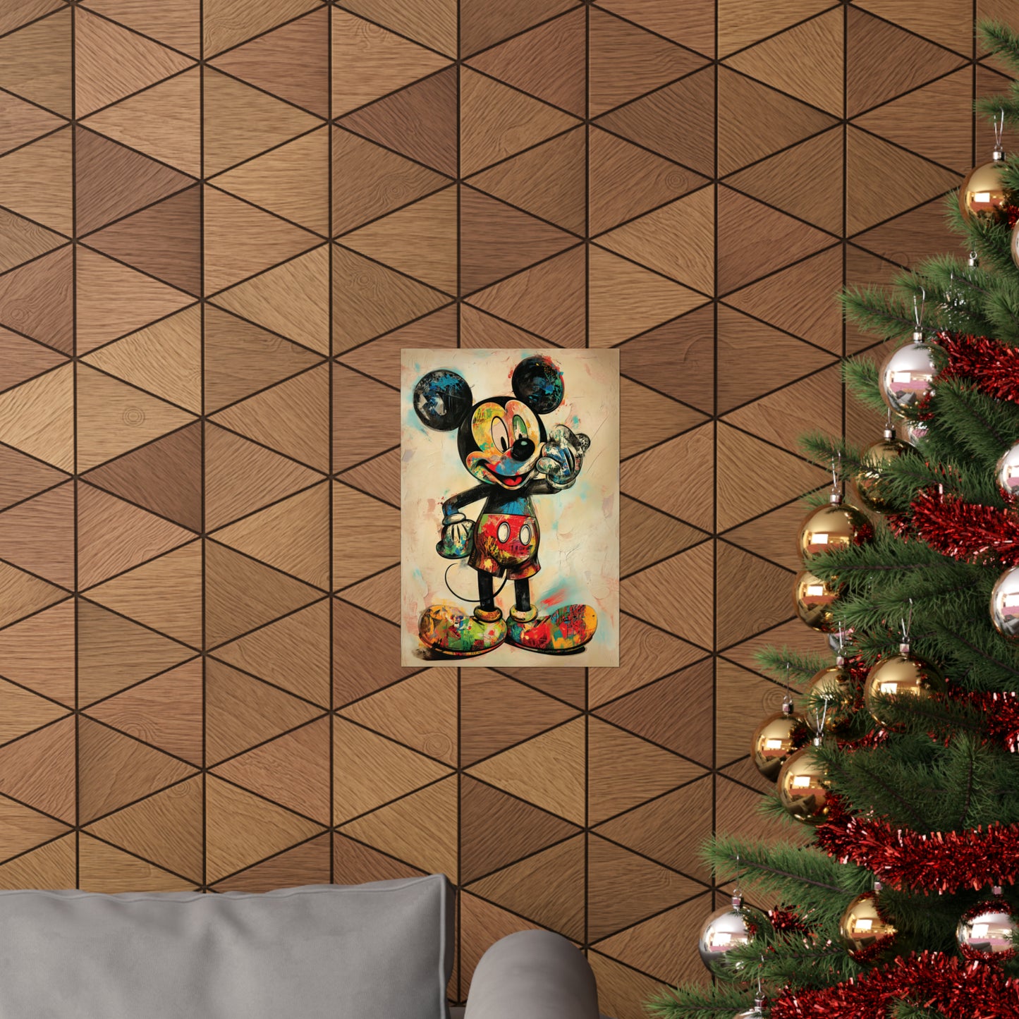 Mick the Mouse 1 Matte Vertical Posters