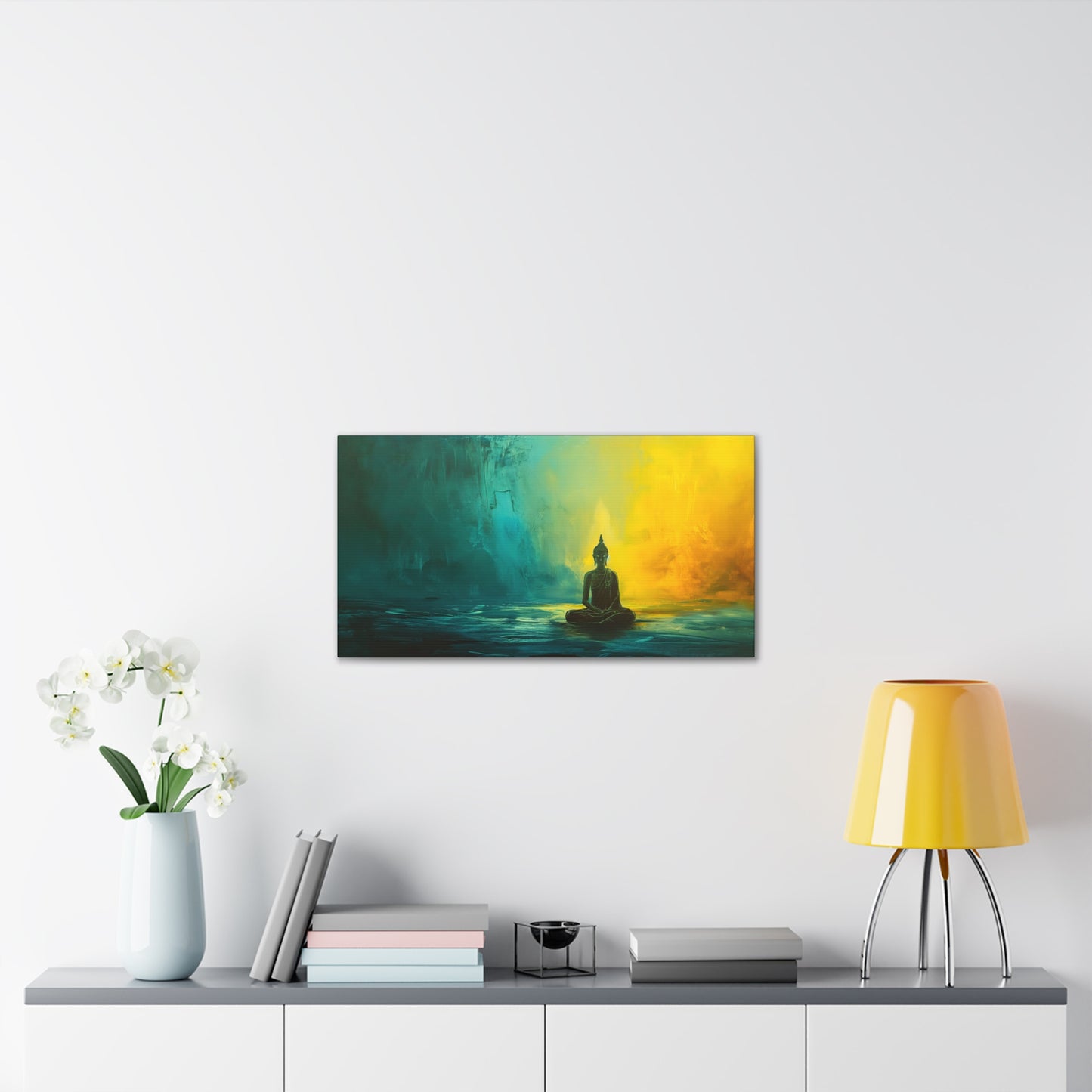 Buddha Painting Print 1 Canvas Stretched, 0.75"