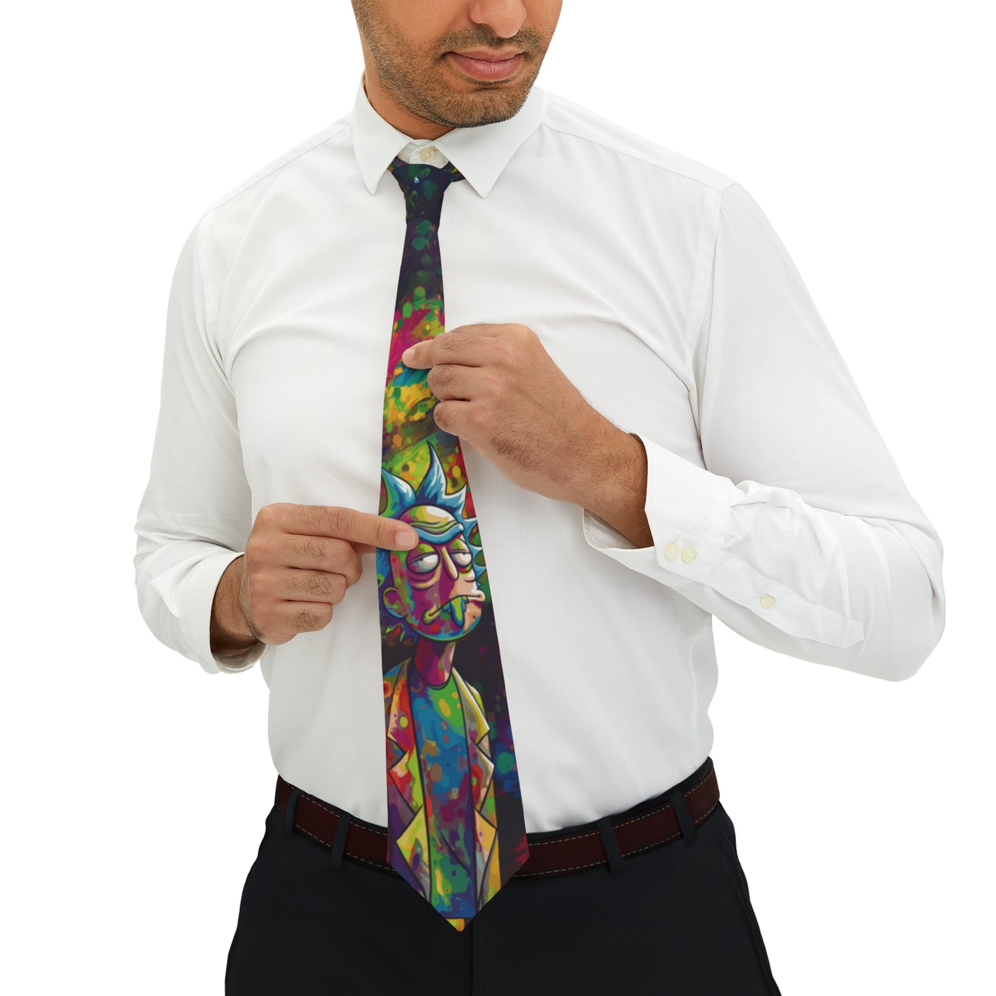 Rick Morty 3 Necktie