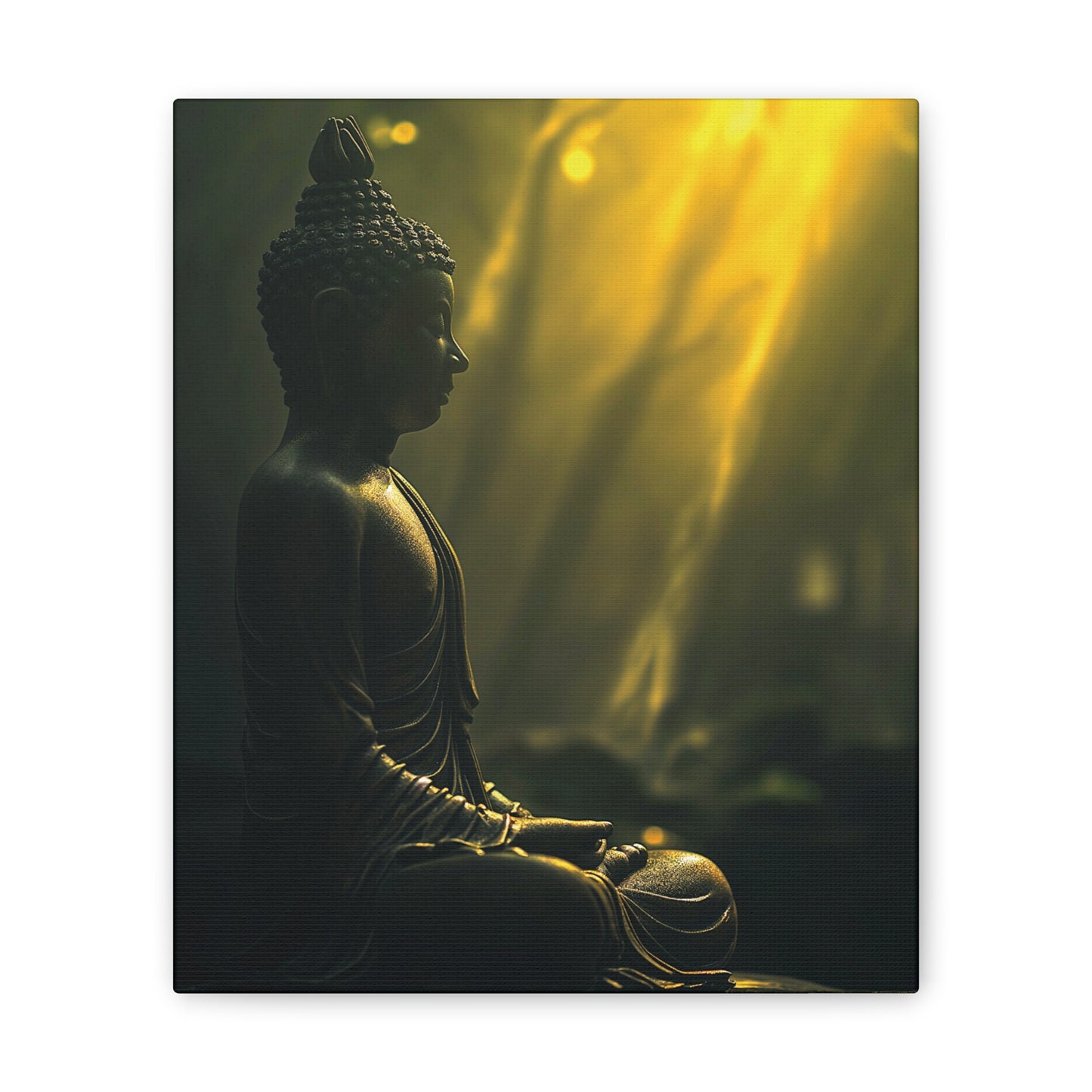 Buddha 25 Canvas Stretched, 0.75"