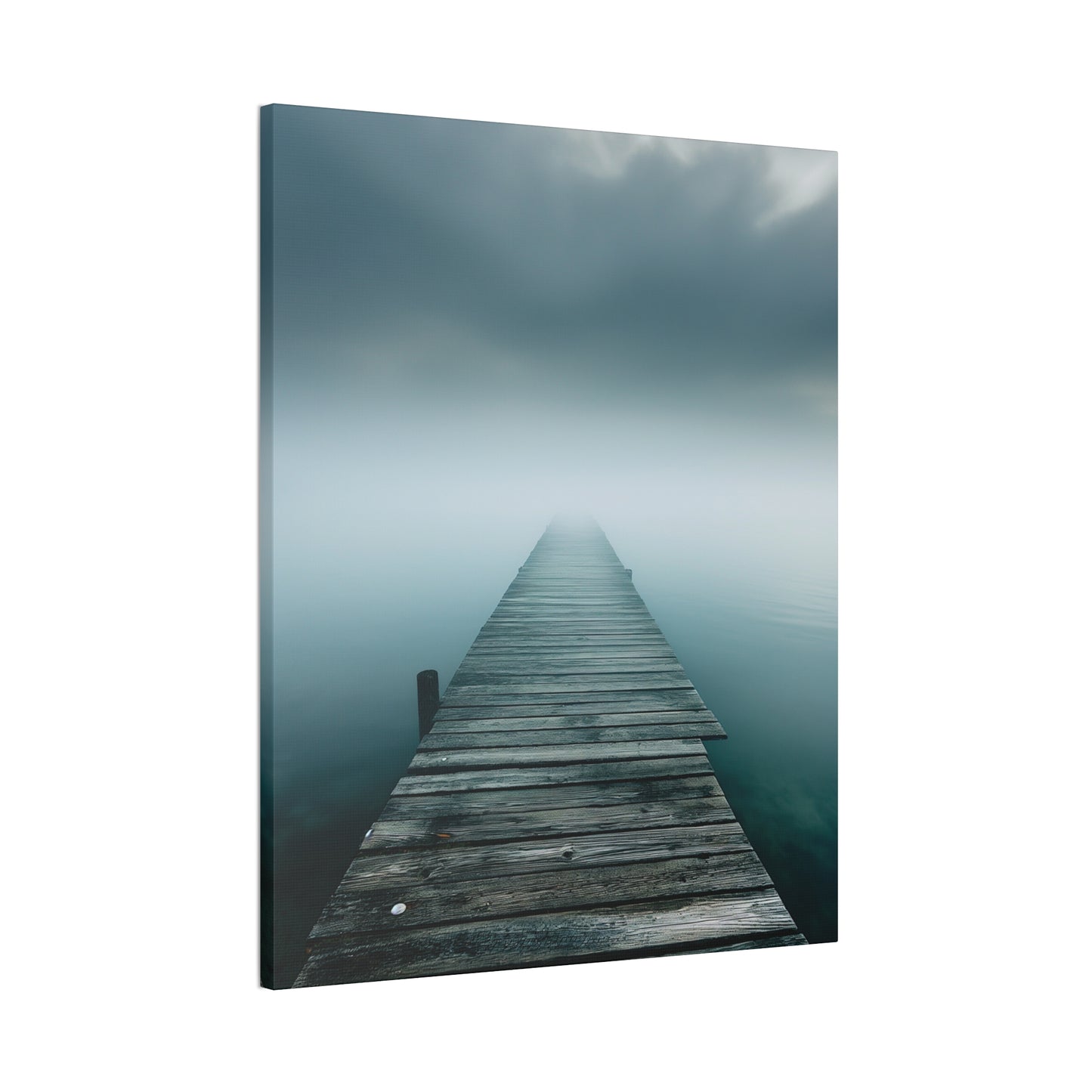 Misty Pier 1 Canvas Stretched, 0.75"