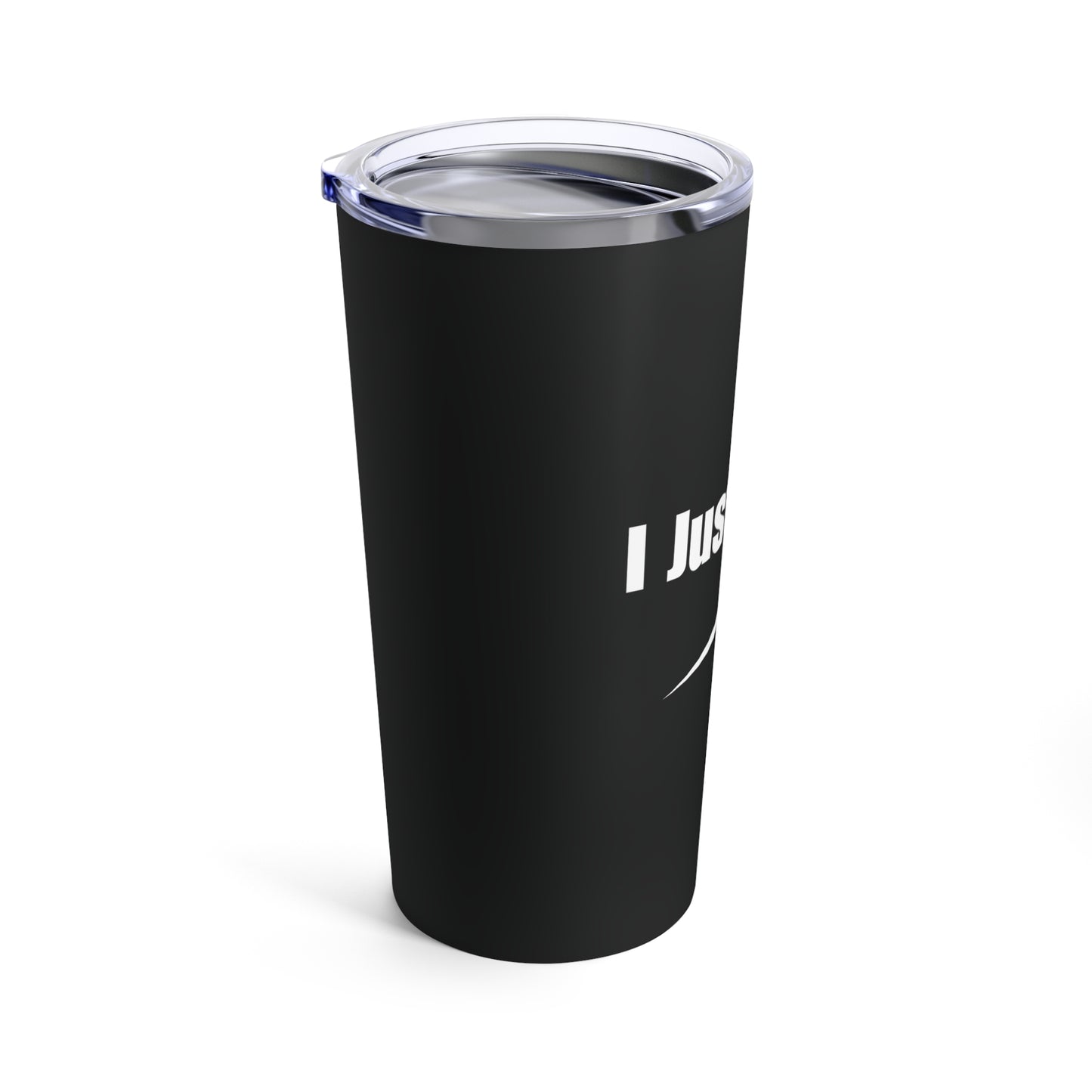 I can't Black Tumbler 20oz