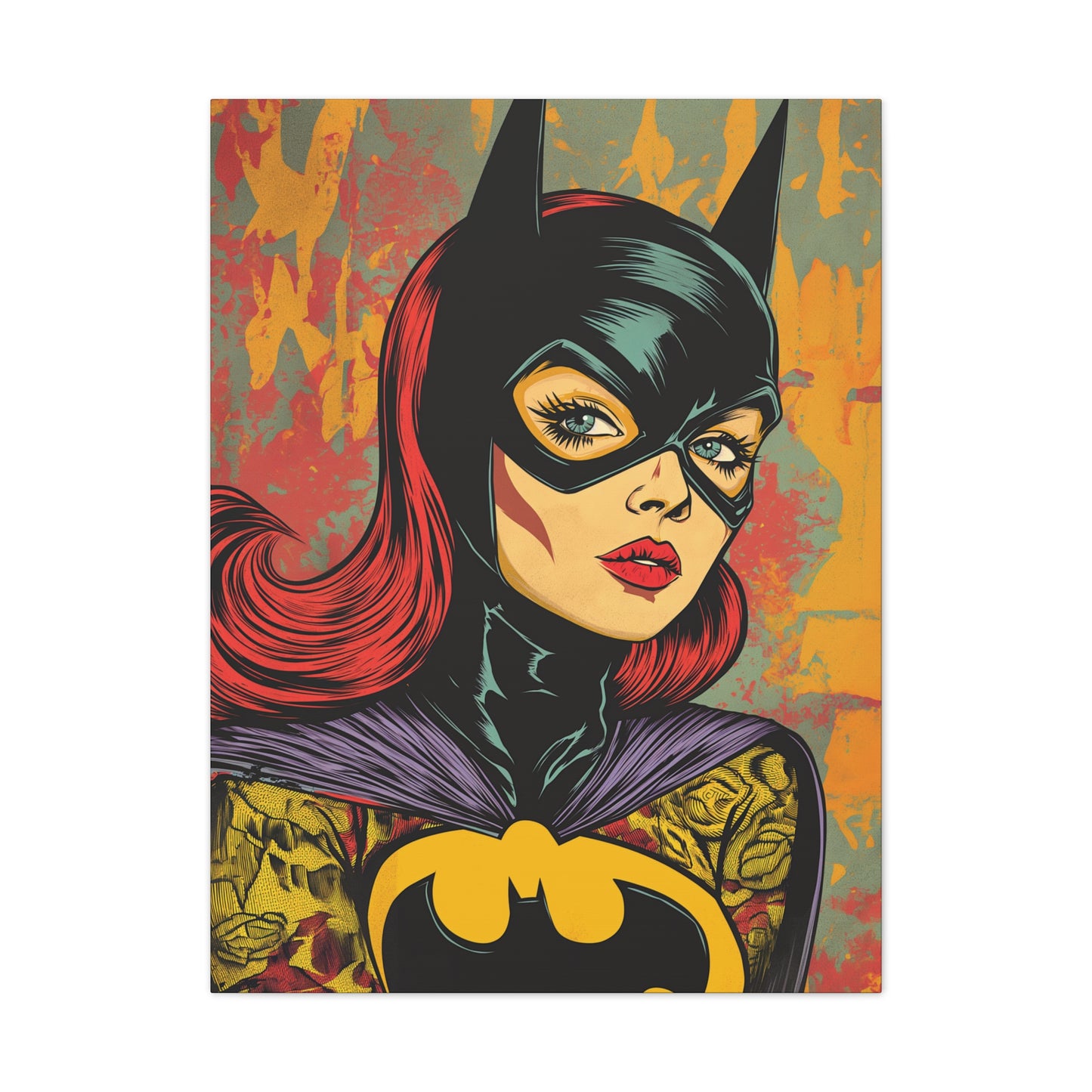 Batgirl 1 Canvas Stretched, 0.75"