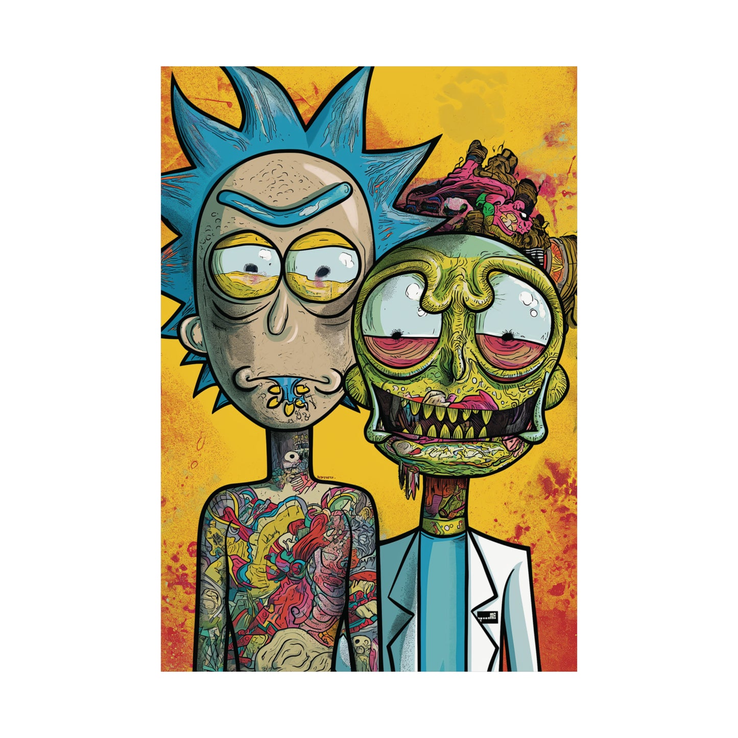 Rick 4 Matte Vertical Posters