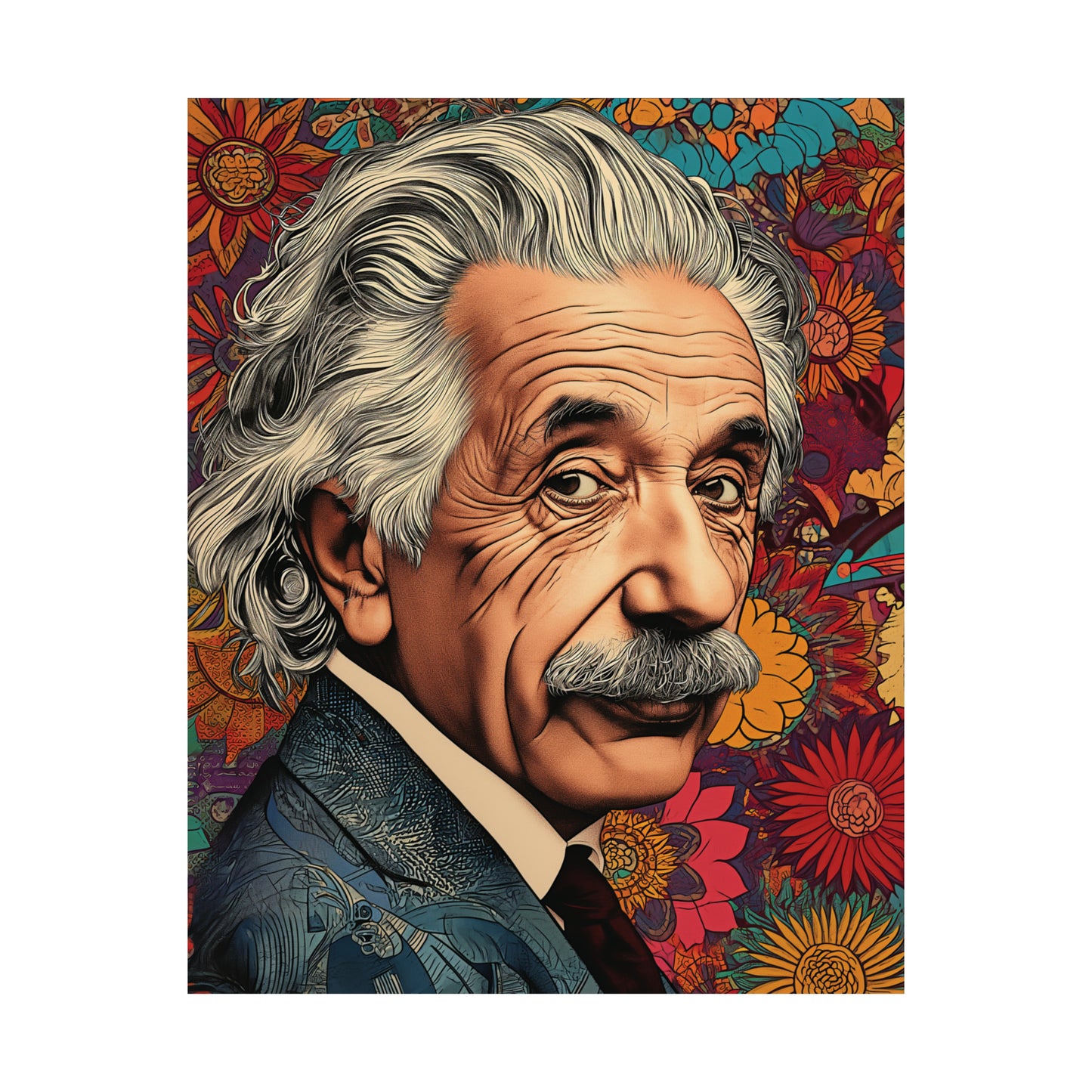 Einstein 1 Matte Vertical Posters