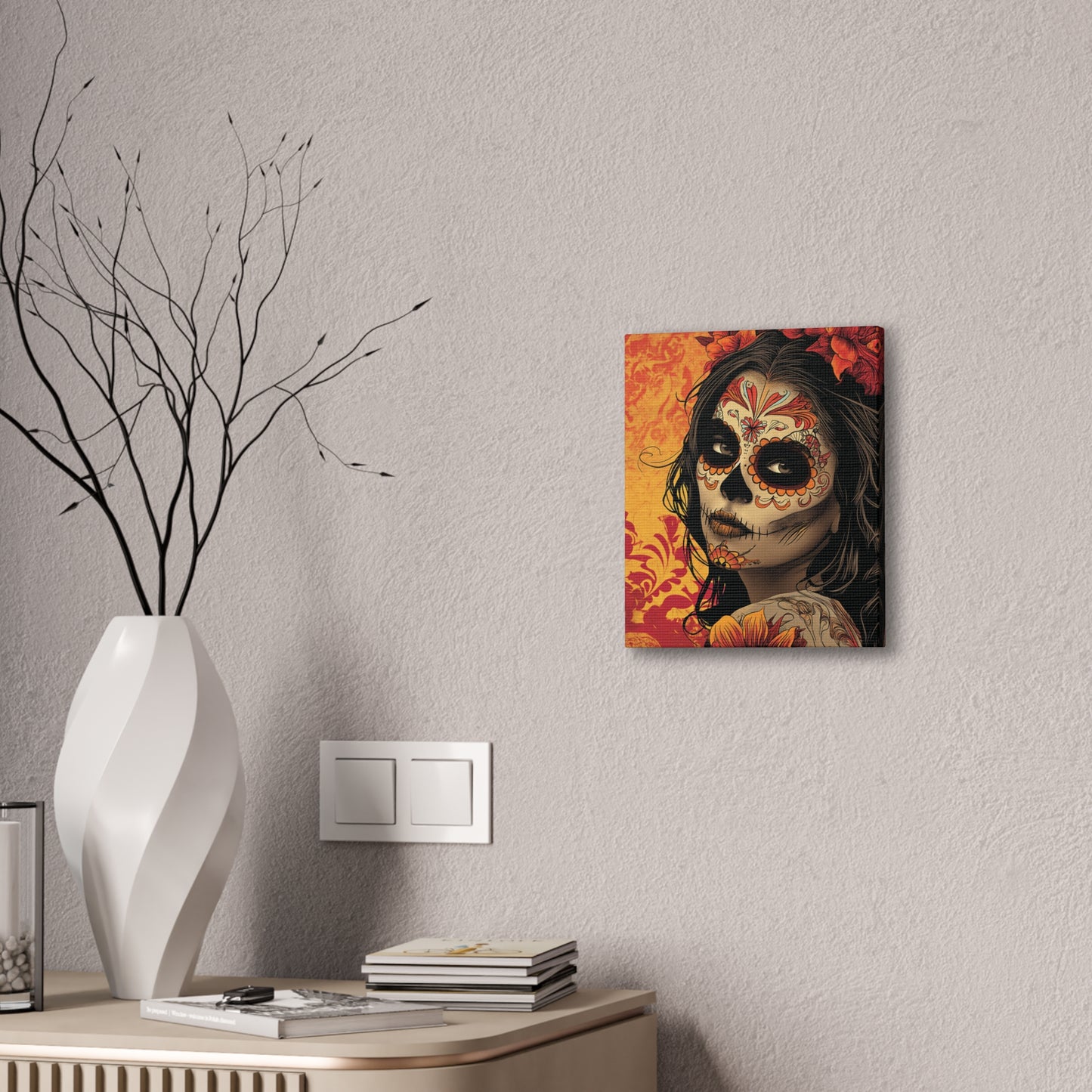 Day of the Dead 9 Canvas Stretched, 0.75"