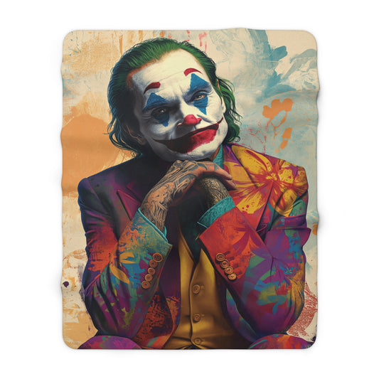 Joker 1 Sherpa Fleece Blanket