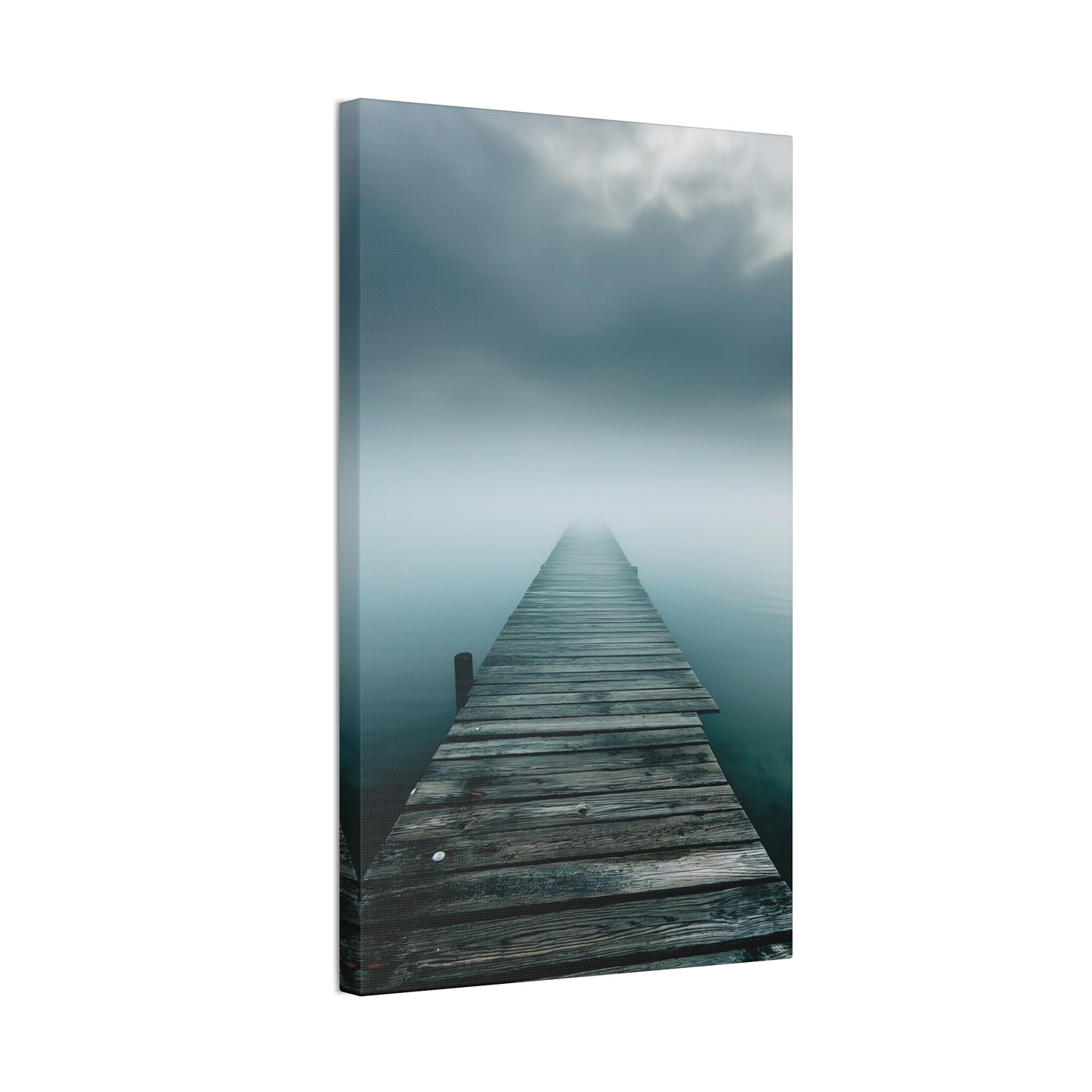 Misty Pier 1 Canvas Stretched, 0.75"