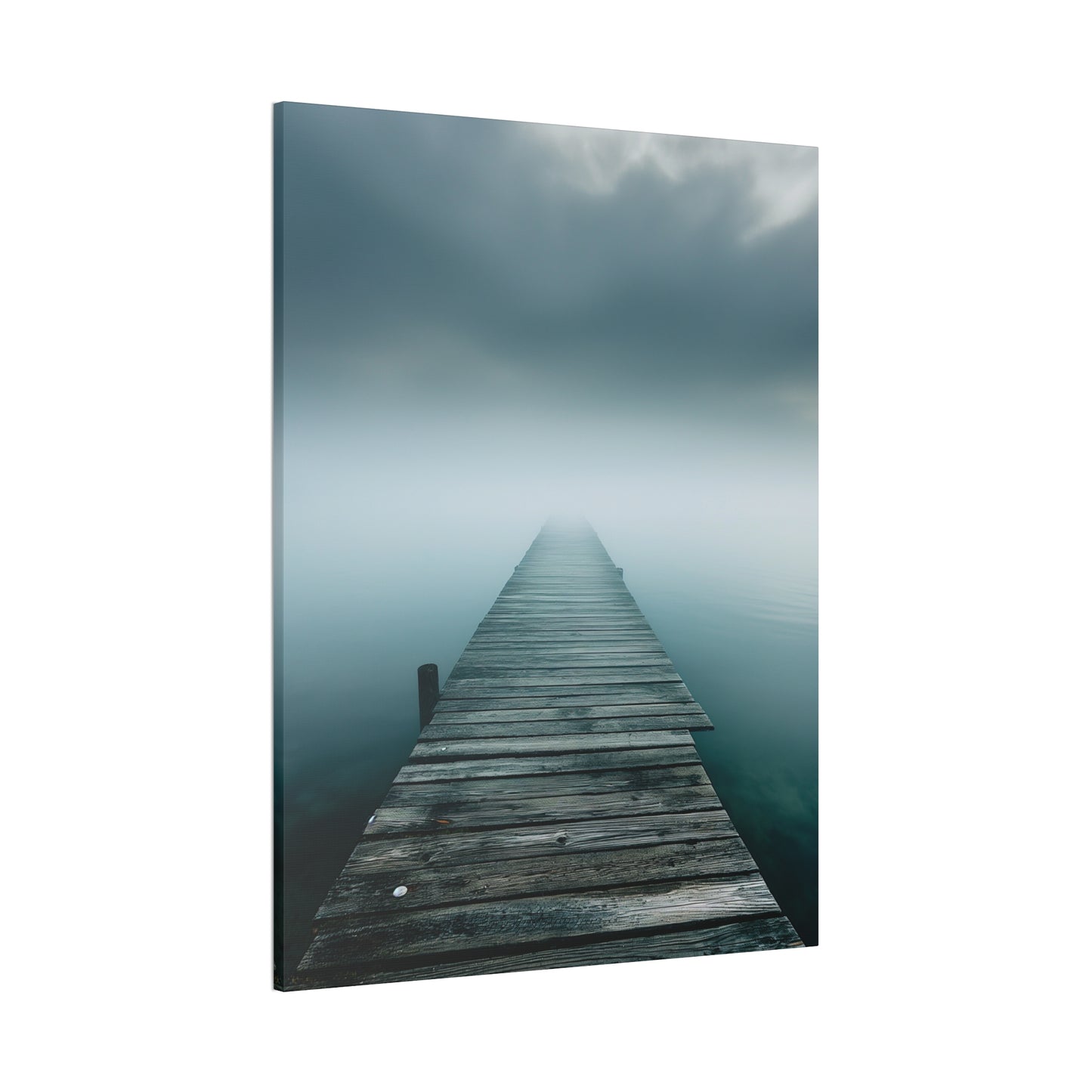 Misty Pier 1 Canvas Stretched, 0.75"