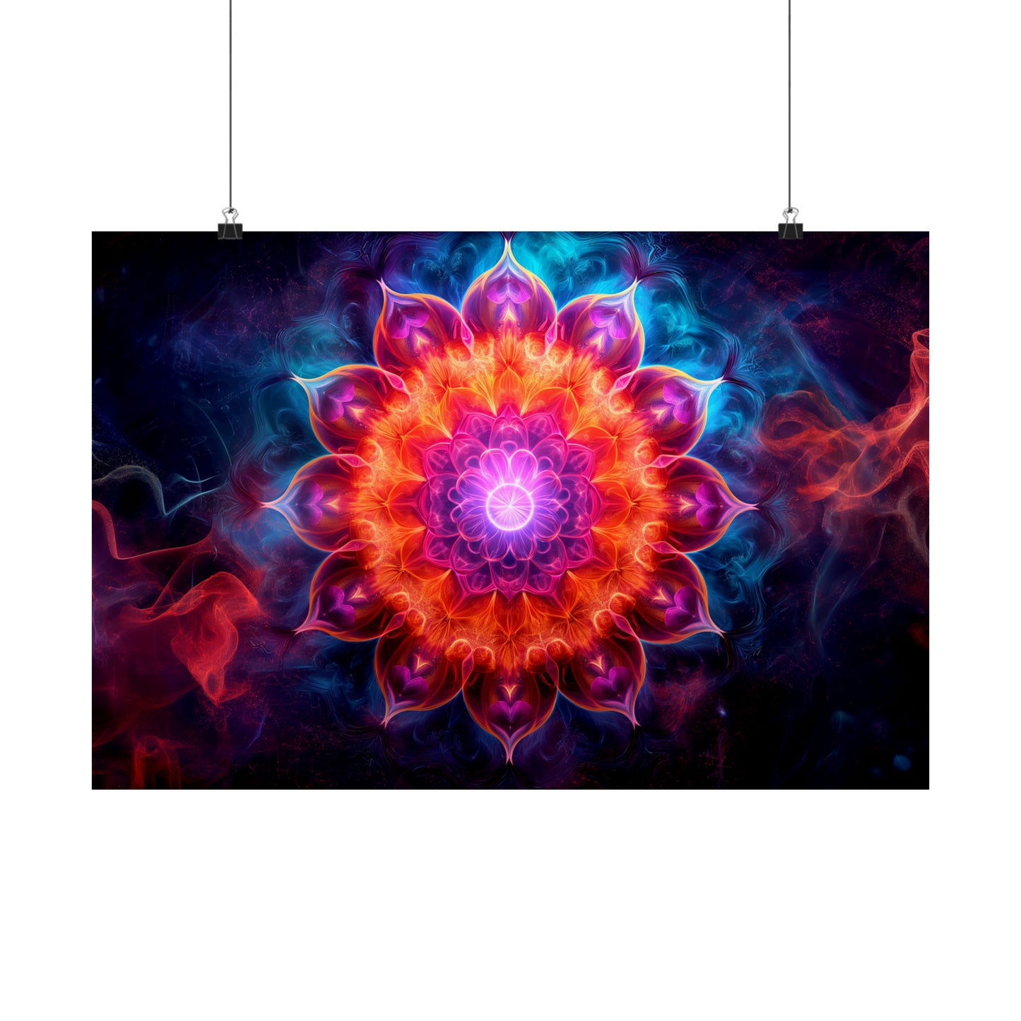 Mandala 9 Horizontal Posters