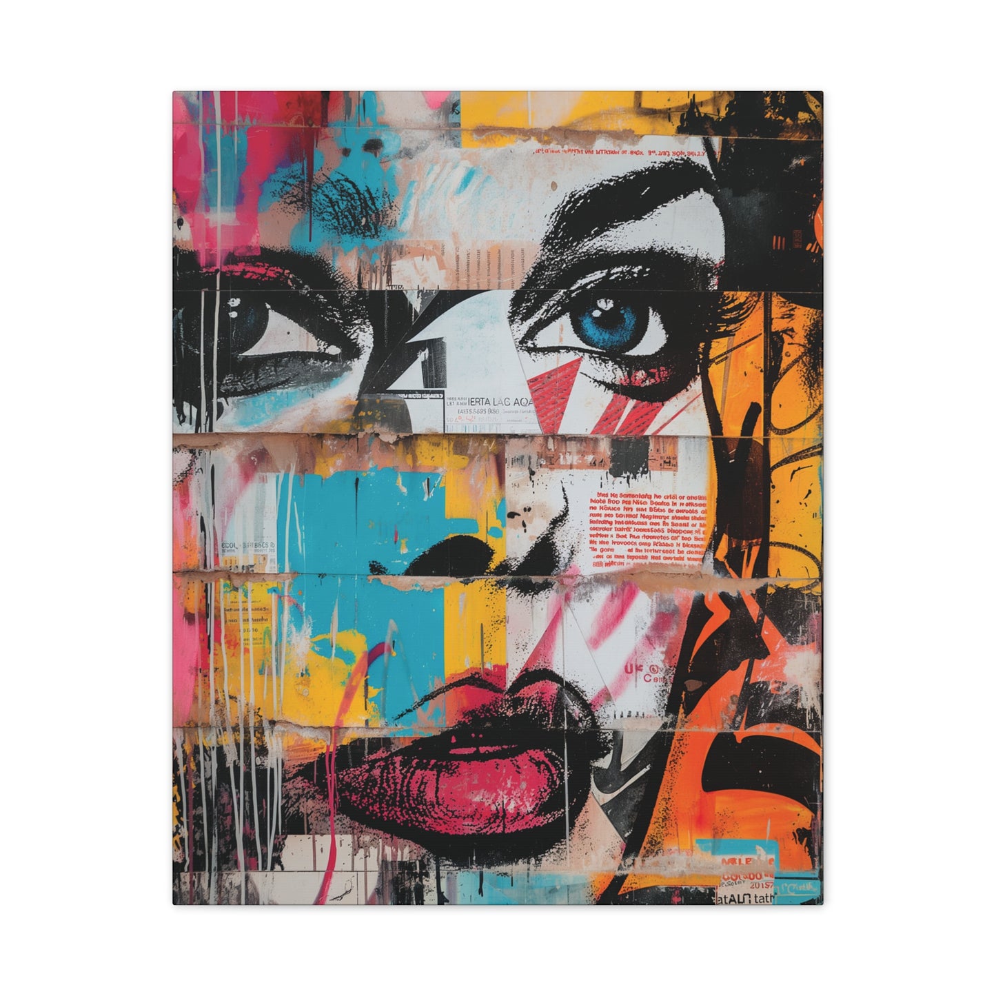 Girl 7 Canvas Stretched, 0.75"