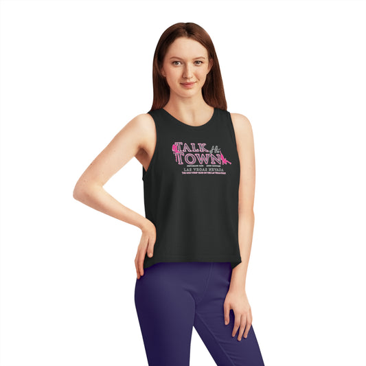 Talk Of the Town Women's Dancer Cropped Tank Top