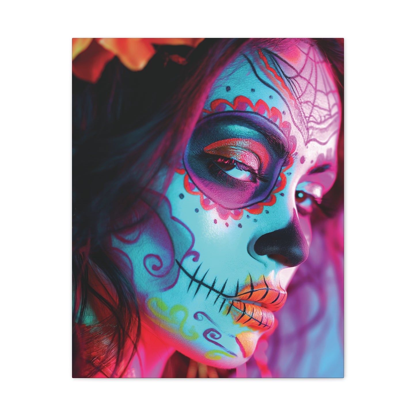 Day of the Dead 11 Canvas Stretched, 0.75"