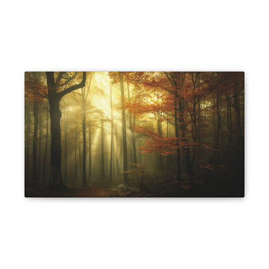 Misty Woods 1 Canvas Stretched, 0.75"