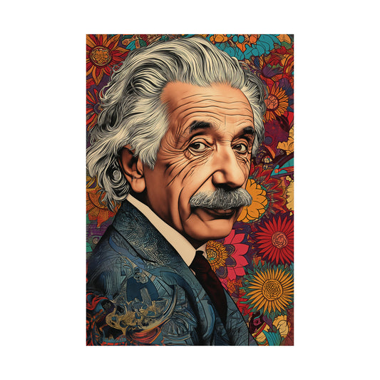 Einstein 1 Matte Vertical Posters