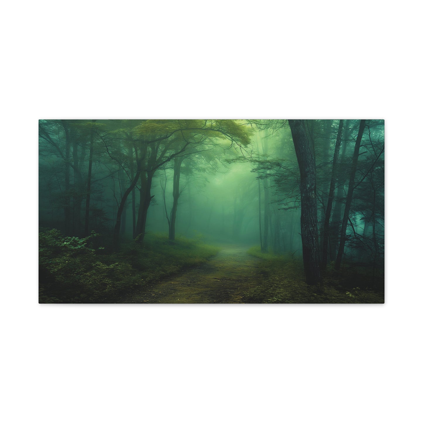 Misty Woods 5 Canvas Stretched, 0.75"