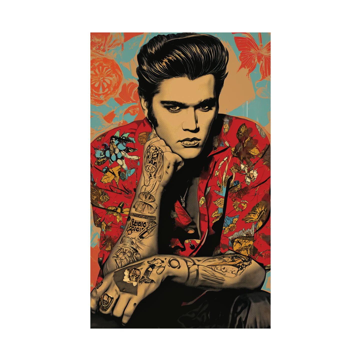 Elvis 2 Matte Vertical Posters