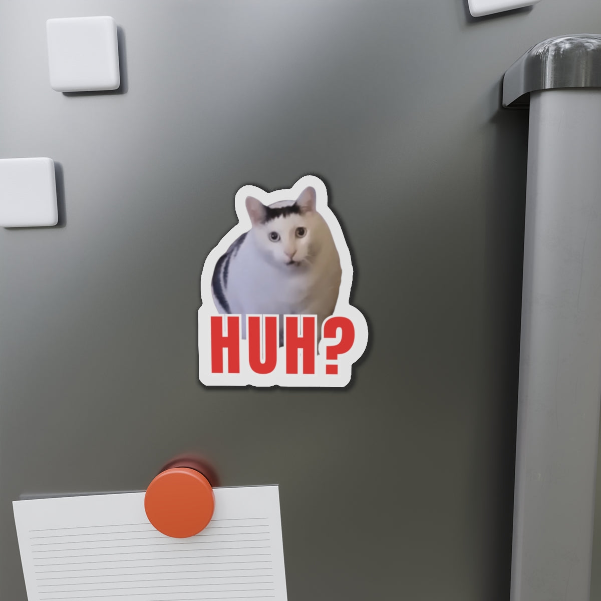 Huh? Meme Die-Cut Magnets