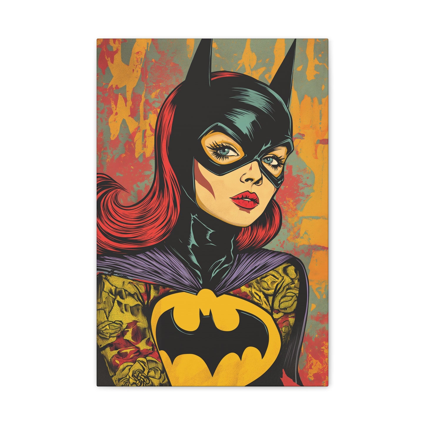 Batgirl 1 Canvas Stretched, 0.75"